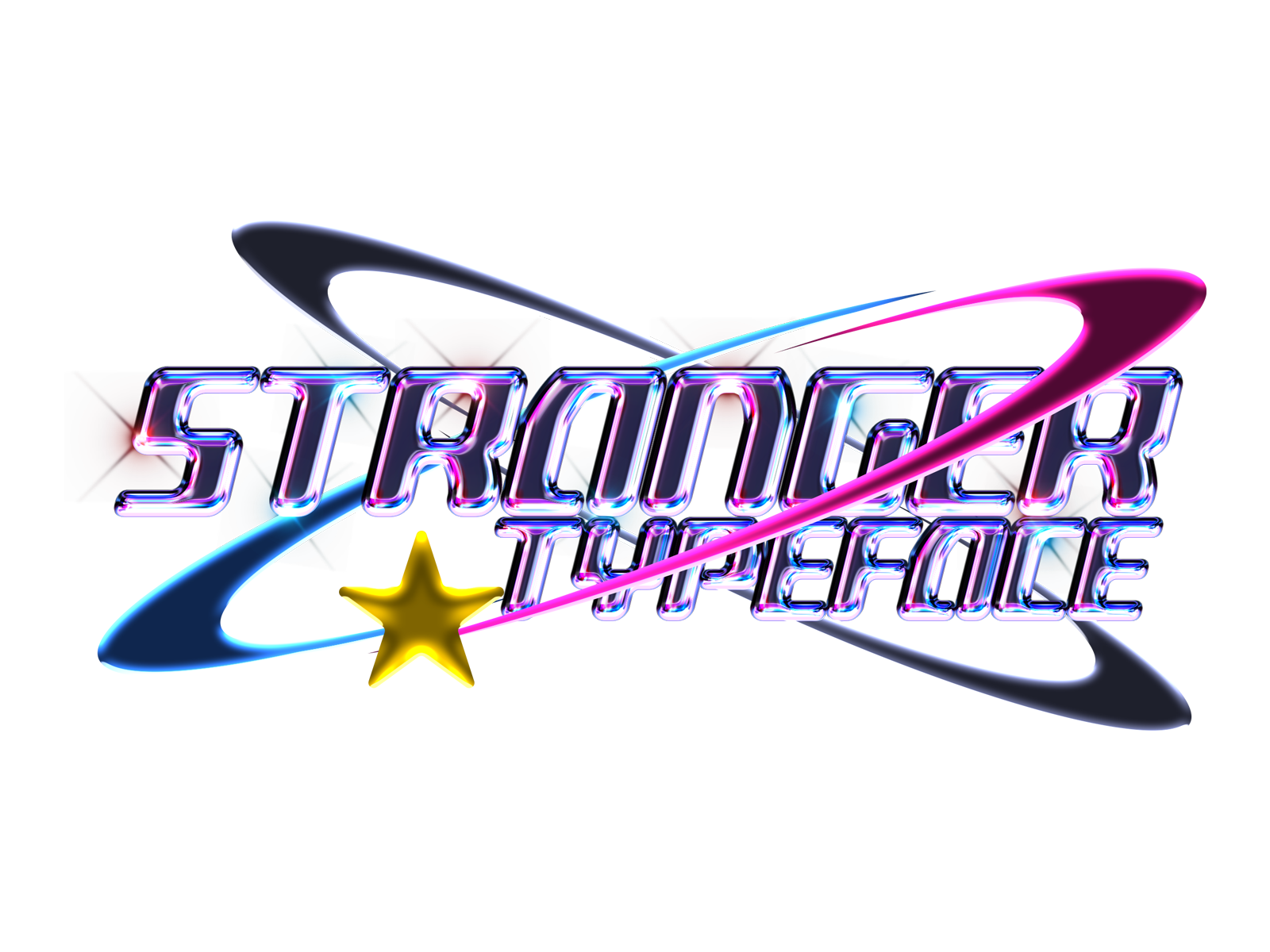 Text with Holo effect applied