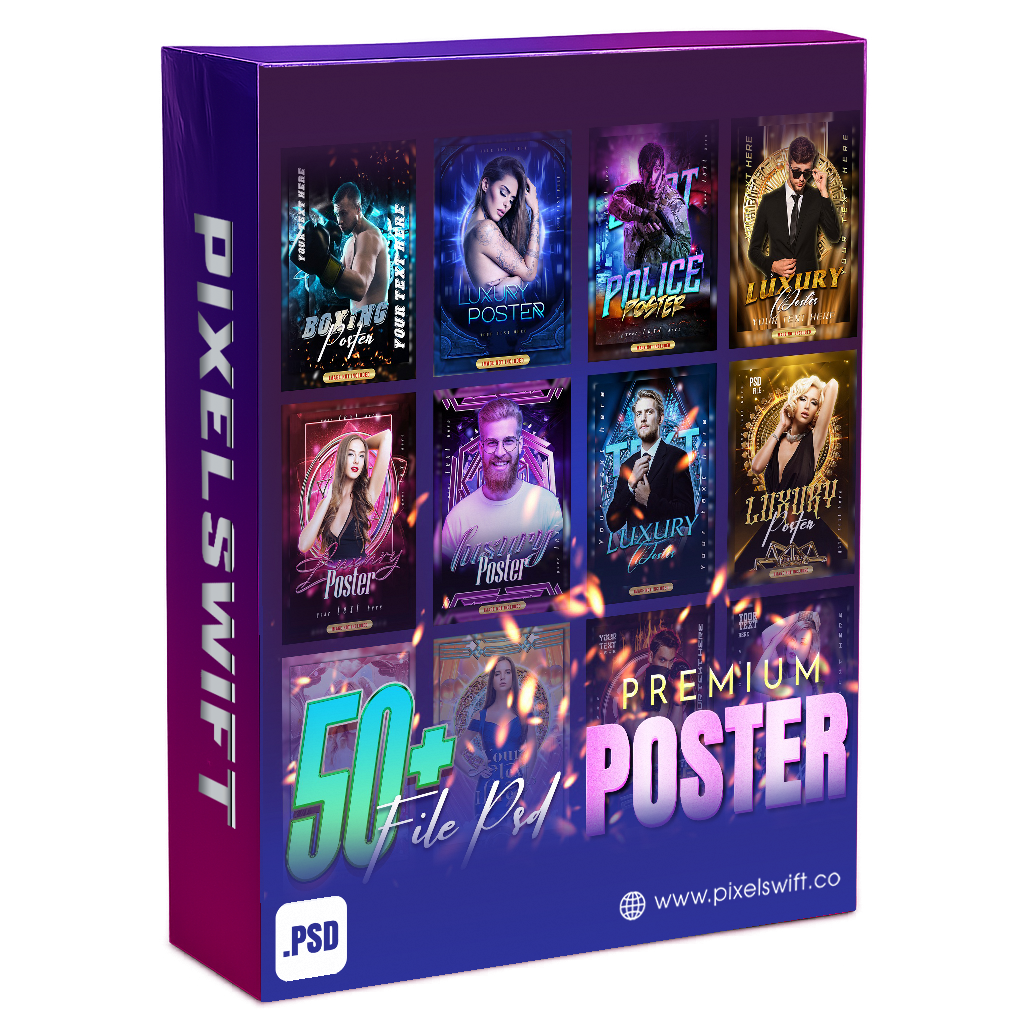 50+ Editable Poster Premium Bundle Vol-1