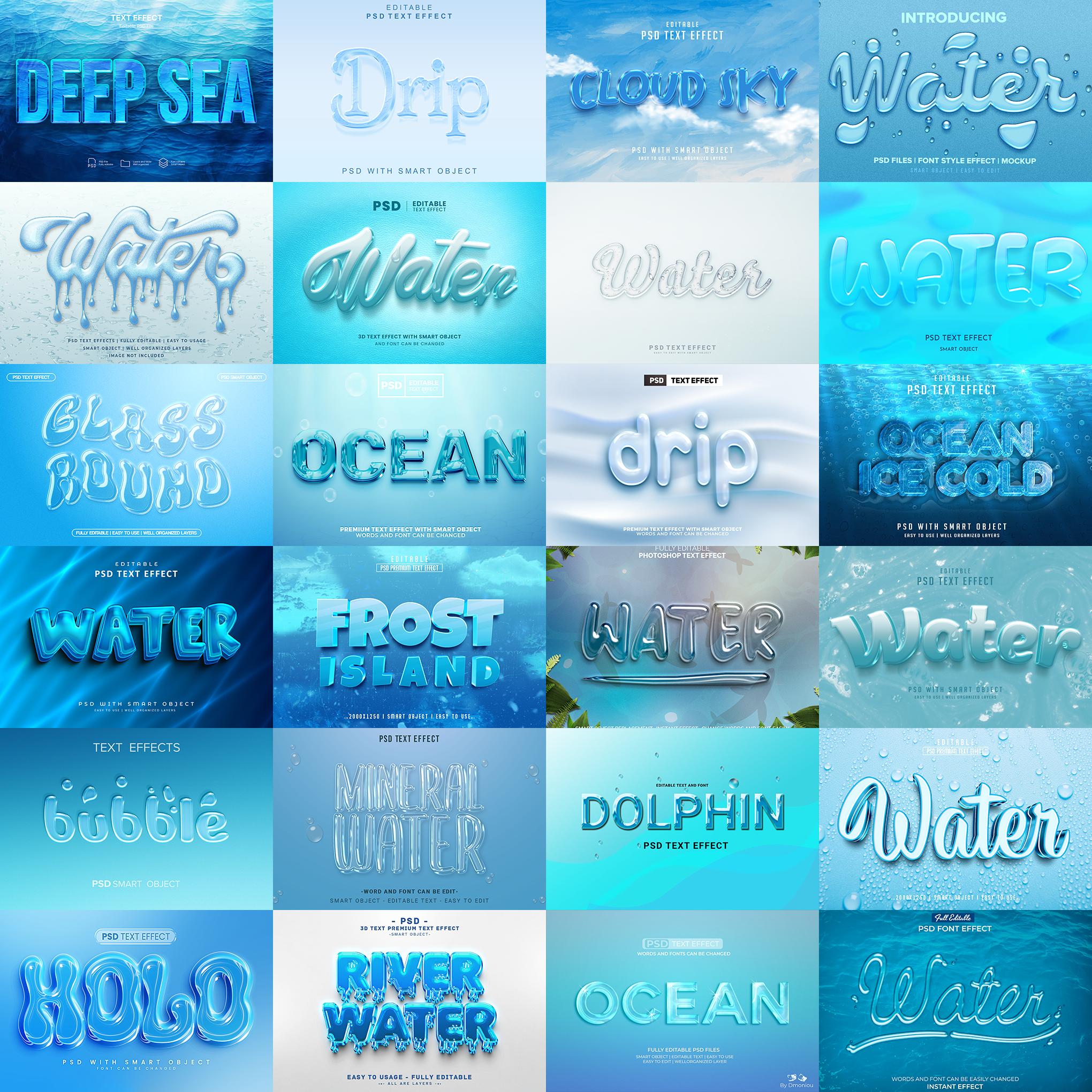 Fantasy FX Pack – 5,000+ Editable Graffiti, Cosmic, HorrorCore, Liquid & MagicGlow Text Effects (PSD + EPS)