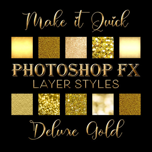 400+ Premium Gold, Silver, and Bronze Effects in Photoshop